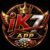 IK7 App logo with a premium red, gold, and silver gaming design